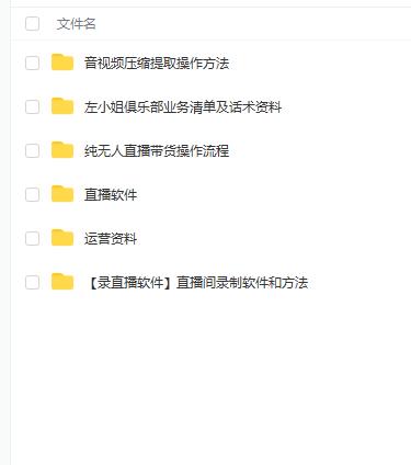 左小姐-直播带货俱乐部十三行、无人直播，全套教程附：工具、文档、话术资料-恒创联盟资源网
