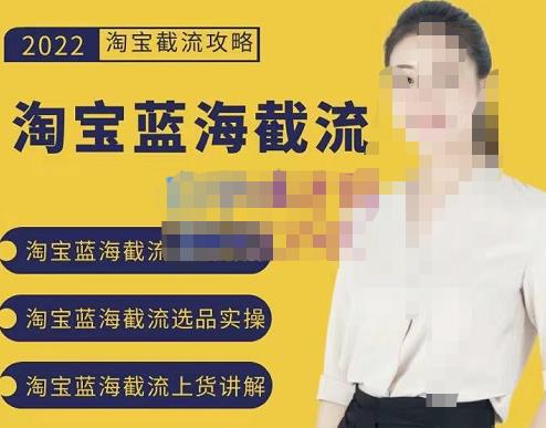 2022淘宝蓝海截流攻略,淘宝蓝海截流选品上货实操讲解-恒创联盟资源网