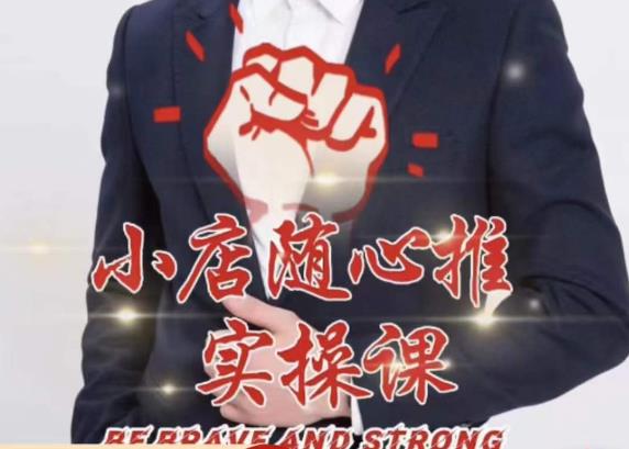 随心推线上课，小店随心推的投放逻辑，投放技巧，快速打标签-恒创联盟资源网