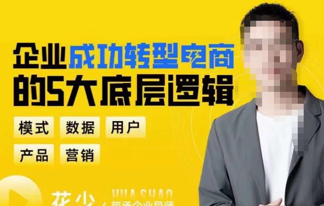企业成功转型电商的5大底层逻辑，从模式、数据、用户、产品、营销5大板块，助你高效转型电商赛道-恒创联盟资源网