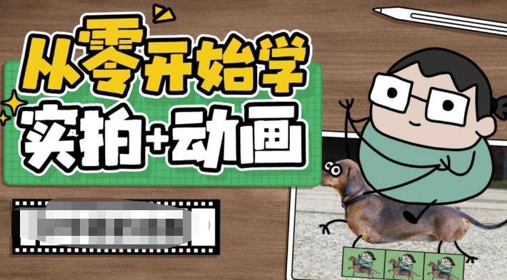 从零开始学实拍加动画，实拍加动画创意教程-恒创联盟资源网