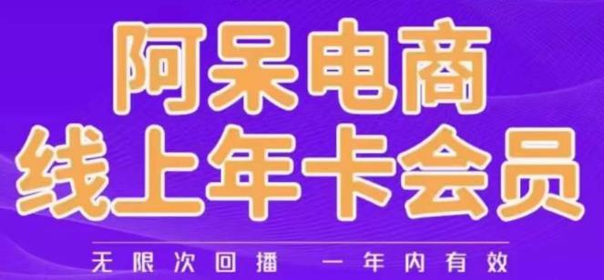 阿呆电商线上年会员,阿呆电商干货分享(更新中)-恒创联盟资源网