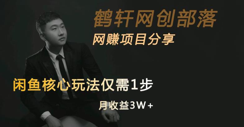 闲鱼核心玩法不卖货也能1年变现20W，玩法简单-恒创联盟资源网