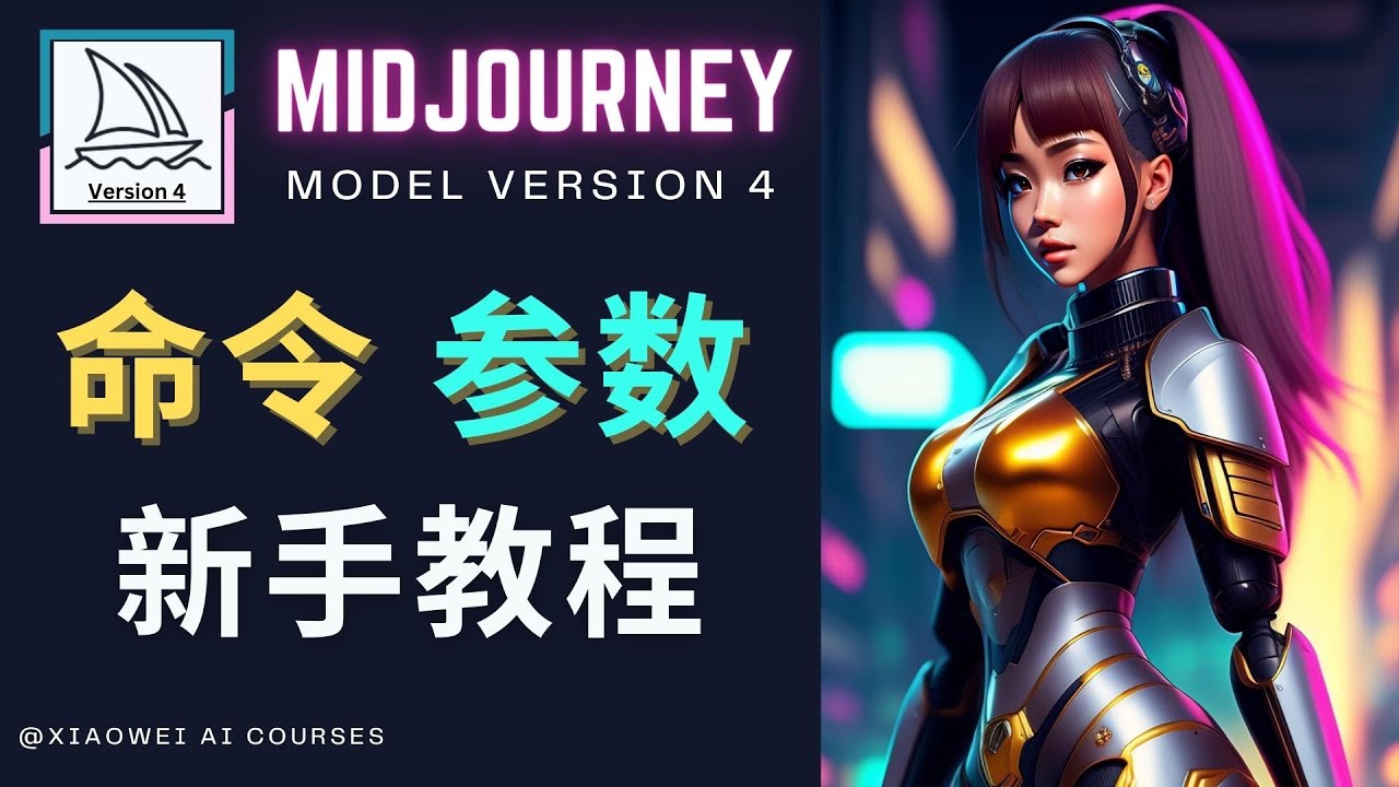 （4873期）Midjourney新手入门教程，轻松创作顶级图像，命令参数-新手教程-恒创联盟资源网