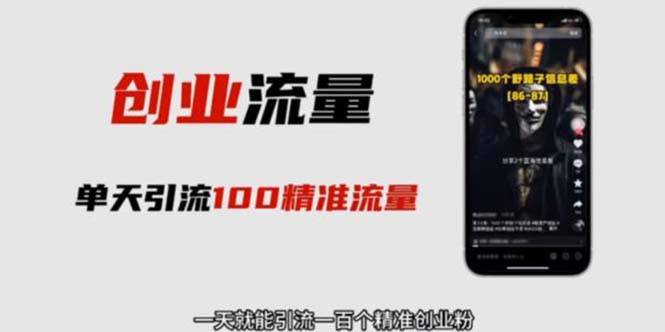 （5866期）自媒体音频加图文制作视频 一天引流一百个精准创业粉【音频软件+图片素材】-恒创联盟资源网