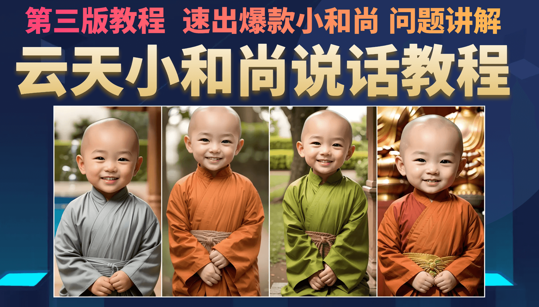 （6977期）云天小和尚会说话，7天万粉（第3版教程）-恒创联盟资源网