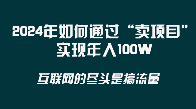 （8382期） 2024年如何通过“卖项目”实现年入100W-恒创联盟资源网