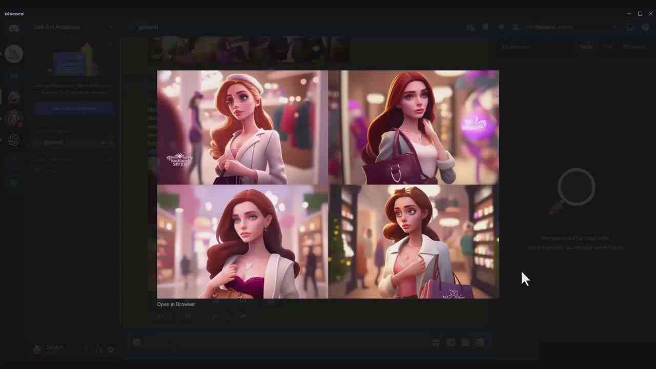 图片[6]-掌握 MidJourney V5 AI + ChatGPT创建一致的角色设计图像-22节课-中英字幕-恒创联盟资源网