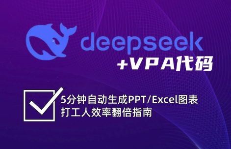 DeepSeek从入门到精通：解锁Excel和VBA高效办公新技能-恒创联盟资源网