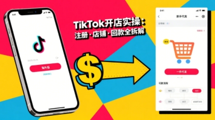 TikTok从开店到投流的进阶课,从基础实操到高阶技巧一网打尽-恒创联盟资源网