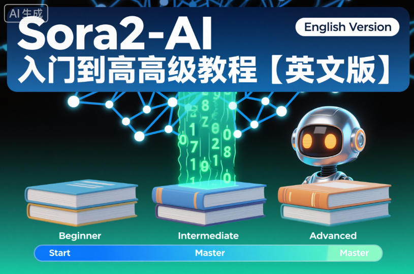 Sora2-AI入门到高级教程【英文版】-恒创联盟资源网