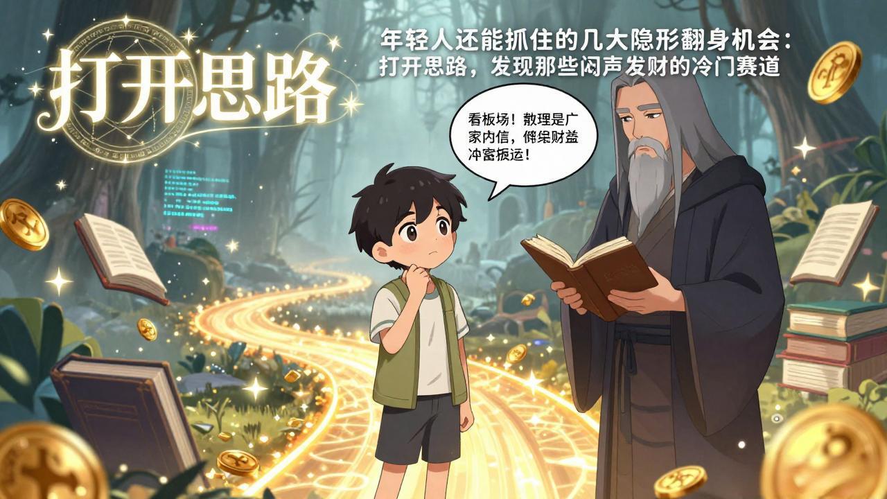 付费文1+2：年轻人还能抓住的几大隐形翻身机会：打开思路，发现那些闷声发财的冷门赛道-恒创联盟资源网