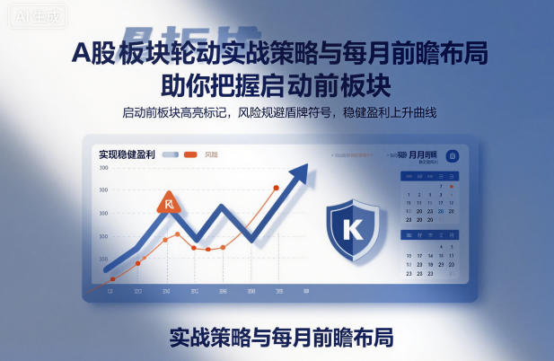 A股板块轮动实战策略与每月前瞻布局，助你把握启动前板块，规避风险，实现稳健盈利-恒创联盟资源网