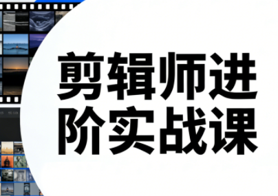 剪辑师进阶实战课(更新23年-25年)-恒创联盟资源网