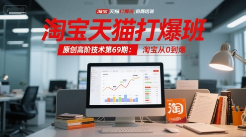 淘宝天猫打爆班原创高阶技术第69期：淘宝从0到爆-恒创联盟资源网