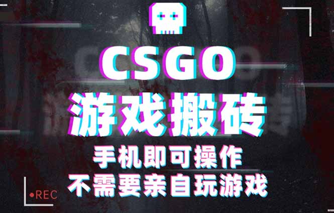 CSGO游戏挂机捡漏，单日扫货500+，年底小高峰上车可吃肉，手机即可操作…-恒创联盟资源网
