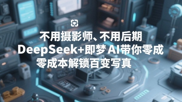 不用摄影师、不用后期，DeepSeek+即梦AI带你零成本解锁百变写真！-恒创联盟资源网