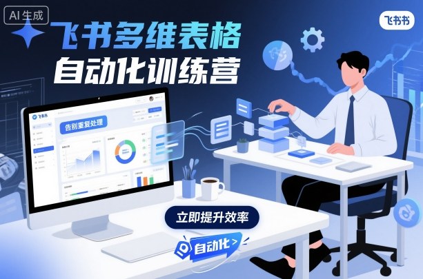 飞书多维表格自动化训练营,手把手教你告别重复处理,用多维表格开启高效办公新模式-恒创联盟资源网