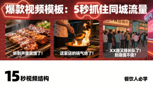 白泽老师·餐饮实体店短视频爆店-恒创联盟资源网