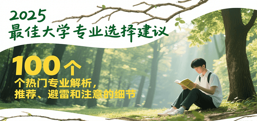 2025最佳大学专业选择建议，100个热门专业解析，推荐、避雷和注意的细节-恒创联盟资源网
