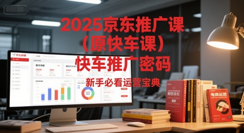 2025京东推广课(原快车课)解锁京东快车推广密码,新手必看运营宝典-恒创联盟资源网