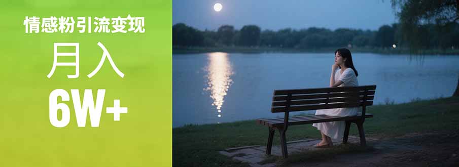 情感粉引流变现实操课：单月变现6w+，情感粉引流变现实操课-恒创联盟资源网