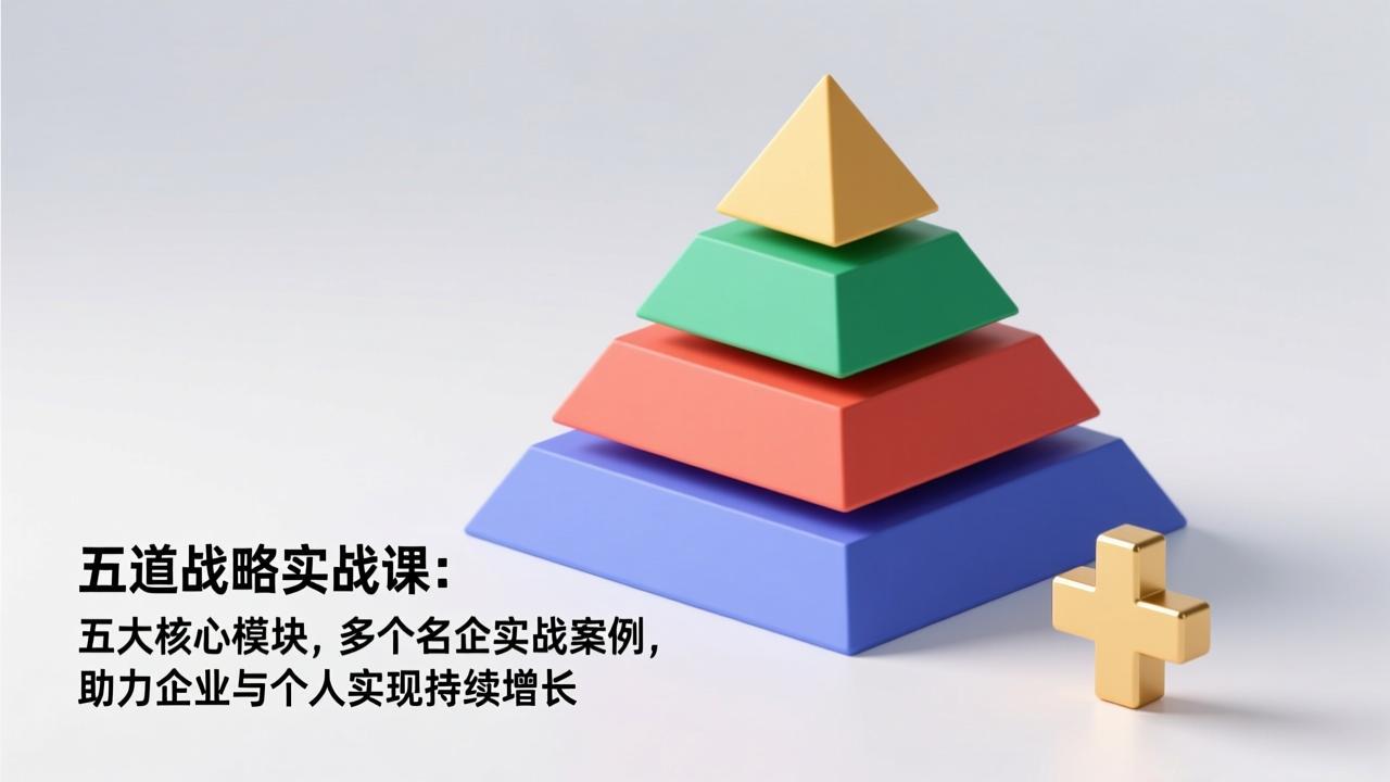 五道战略实战课：五大核心模块，多个名企实战案例，助力企业与个人实现持续增长-恒创联盟资源网