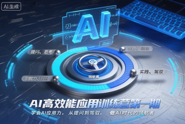 AI高效能应用训练营第一期，学会AI应用力，从提问到驾驭，做AI时代的领航者-恒创联盟资源网