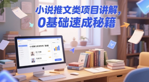 小说推文类项目讲解，0 基础速成秘籍-恒创联盟资源网