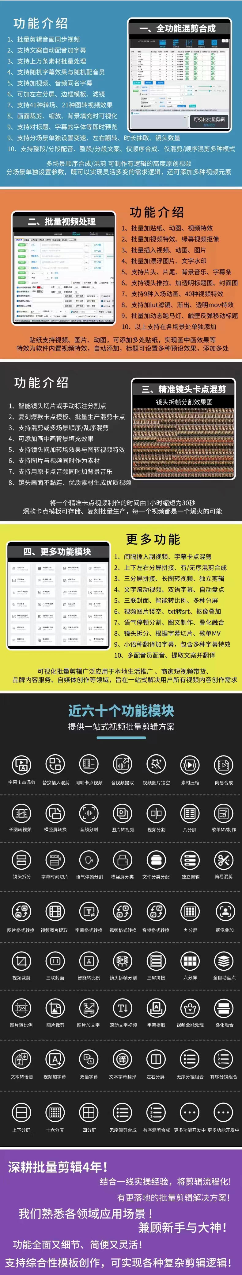 AI可视化批量剪辑:让视频剪辑自动化批量化