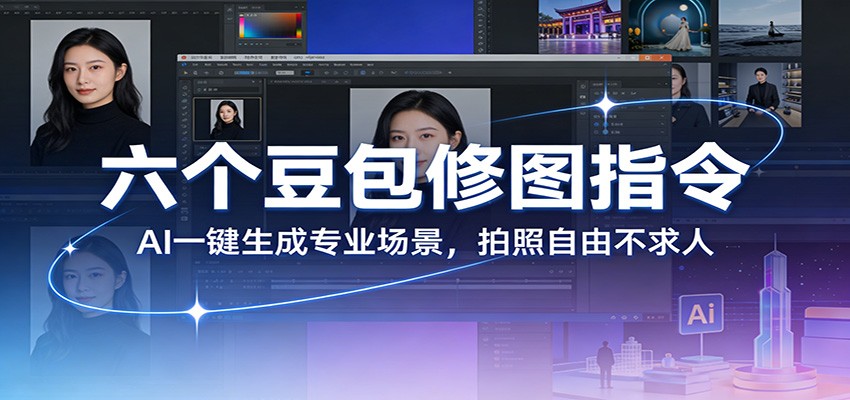 六个豆包修图指令：AI 一键生成专业场景，拍照自由不求人-恒创联盟资源网