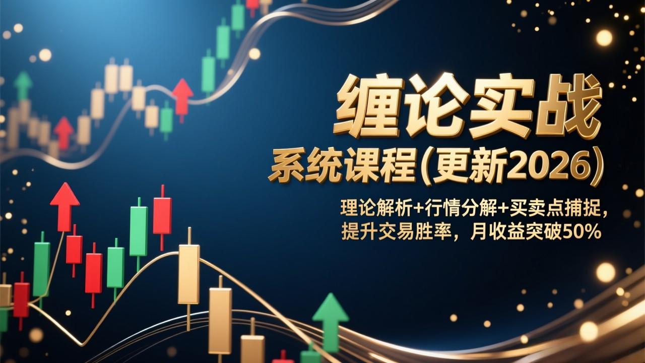 缠论实战系统课程(更新2026-恒创联盟资源网