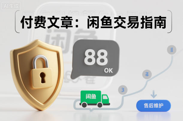 付费文章：闲鱼交易指南，怎么才能降低被坑被马扁的概率-恒创联盟资源网