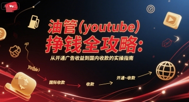 油管(youtube)挣钱全攻略：从开通广告收益到国内收款的实操指南(更新)-恒创联盟资源网