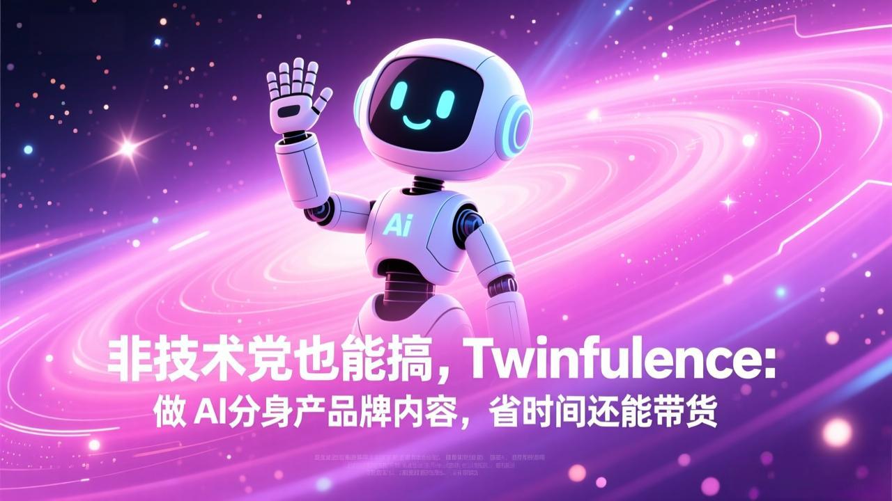 非技术党也能搞!Twinfluence:做 AI 分身产品牌内容,省时间还能带货-恒创联盟资源网