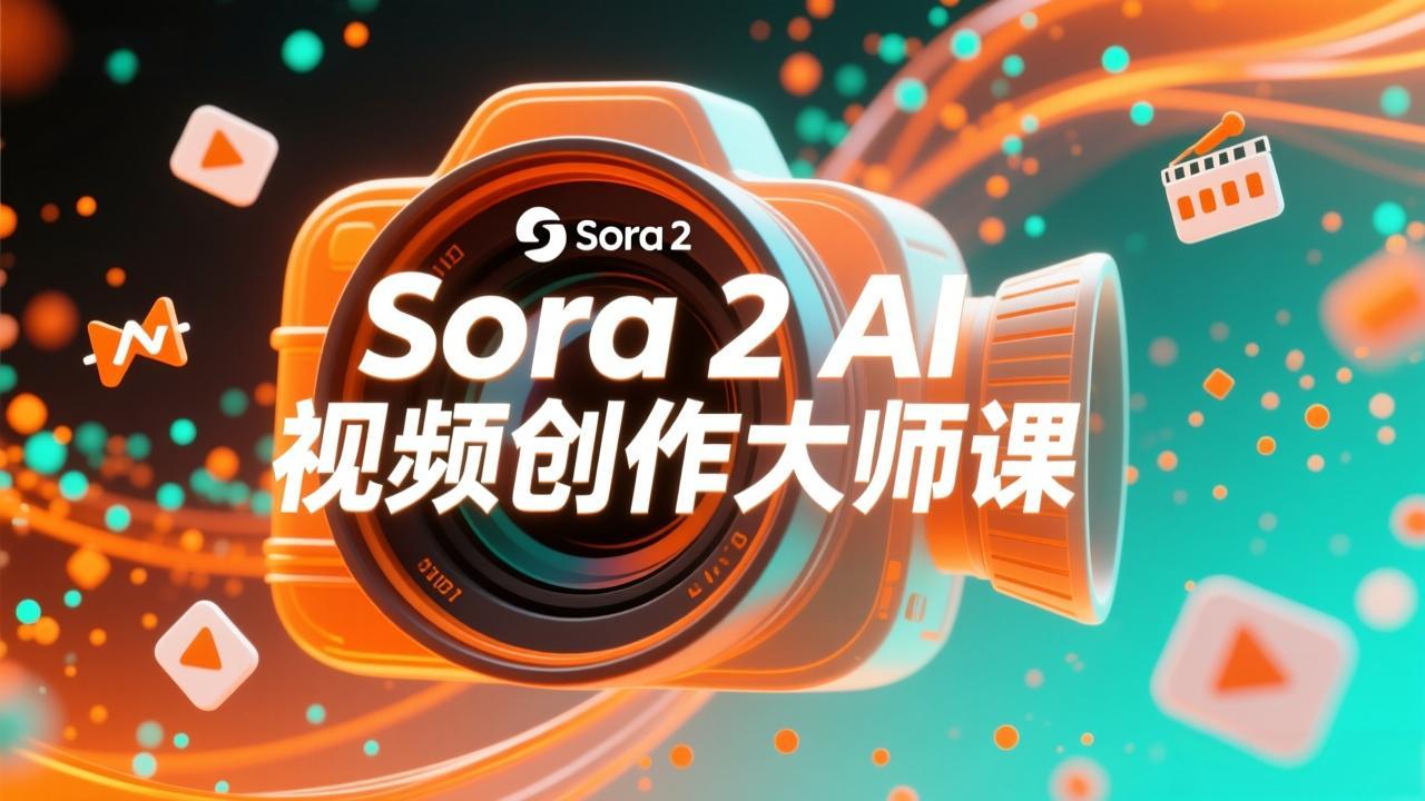 如何利用Sora 2创建流行AI人工智能视频大师班教程：掌握创作全流程，产出百万播放内容-恒创联盟资源网