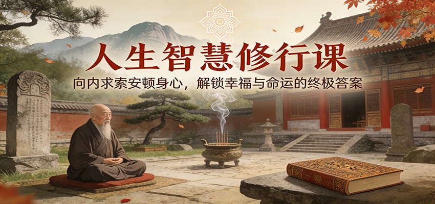 人生智慧修行课：向内求索安顿身心，解锁幸福与命运的终极答案-恒创联盟资源网
