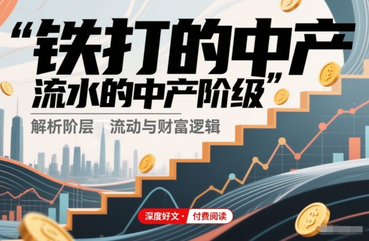 付费文章:铁打的中产,流水的中产阶级-恒创联盟资源网