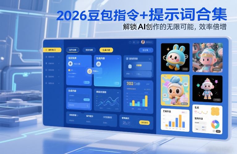 2026豆包指令+提示词合集，解锁AI创作的无限可能，效率倍增-恒创联盟资源网