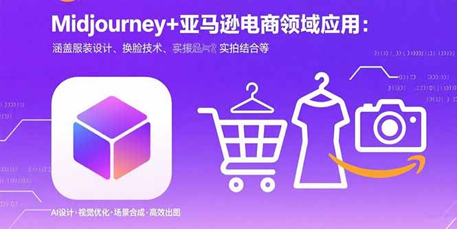 Midjourney+电商领域商业应用：涵盖服装设计、换脸技术、实拍结合等-恒创联盟资源网