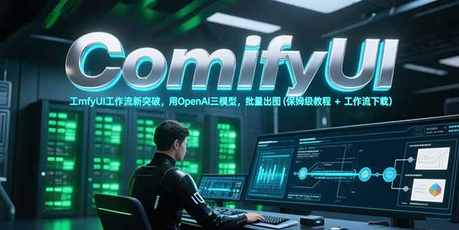 ComfyUI工作流新突破，用OpenAI三模型，批量出图(保姆级教程+工作流下载-恒创联盟资源网