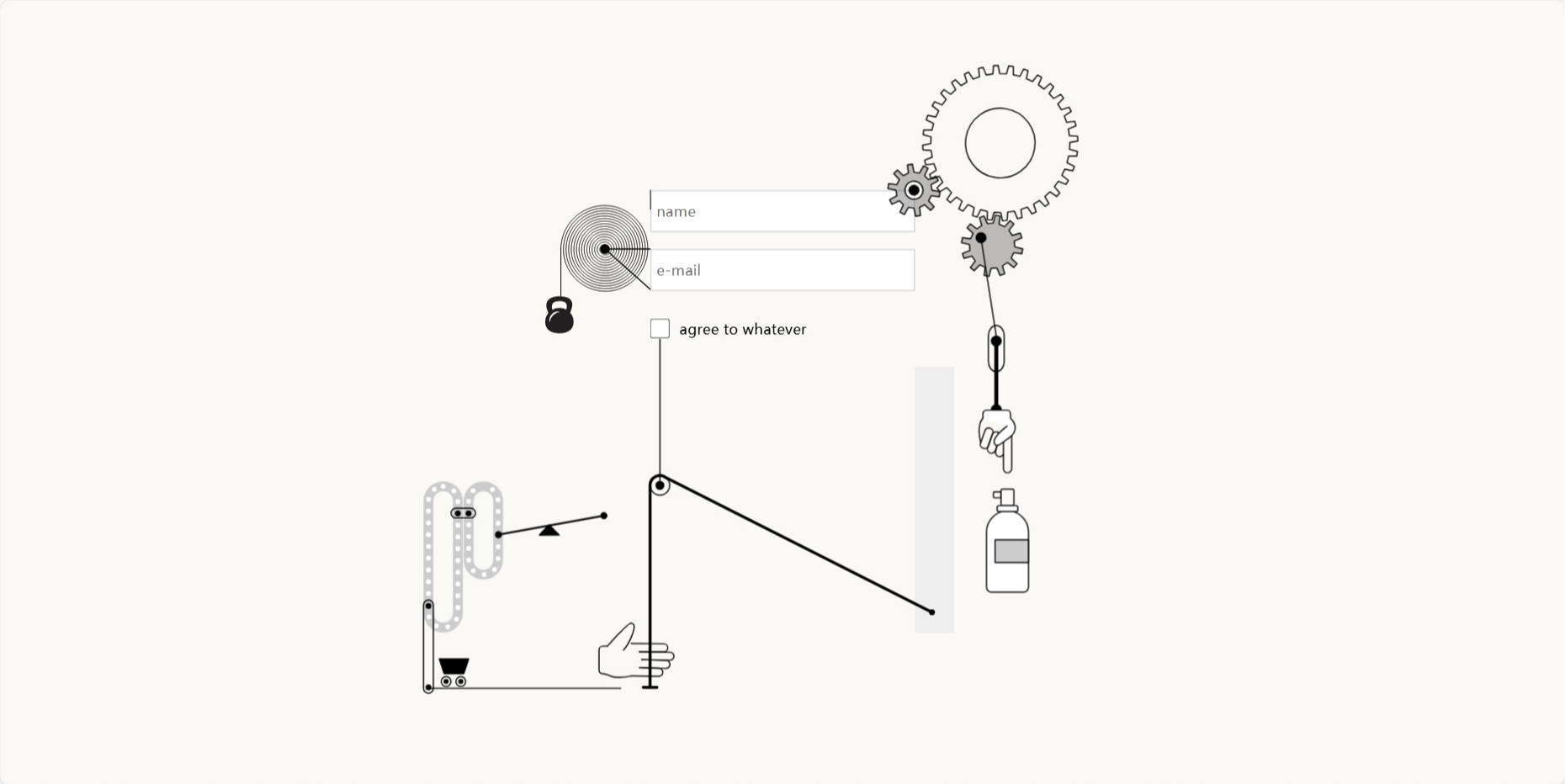 小题大做的动态互动登录页html源码-恒创联盟资源网