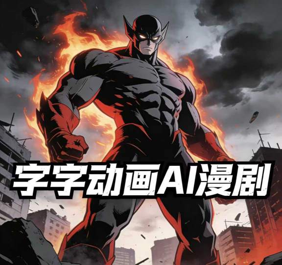 字字动画AI漫剧2026年第1期系统课程，小白看完就能学会实操的漫剧课，单人月收1-3W-恒创联盟资源网