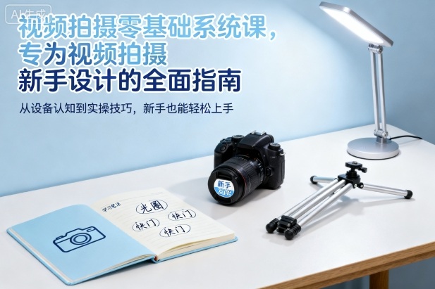 视频拍摄零基础系统课，专为视频拍摄新手设计的全面指南-恒创联盟资源网