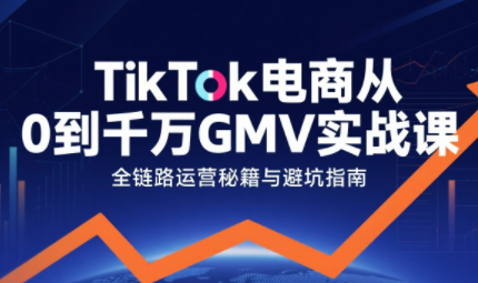 三千老师·TikTok电商从0到千万GMV实战课-恒创联盟资源网