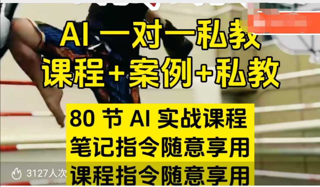 AI指令实战课，课程+案例，80节AI实战课程，笔记指令随意享用，课程指令随意享用(更新7月)-恒创联盟资源网
