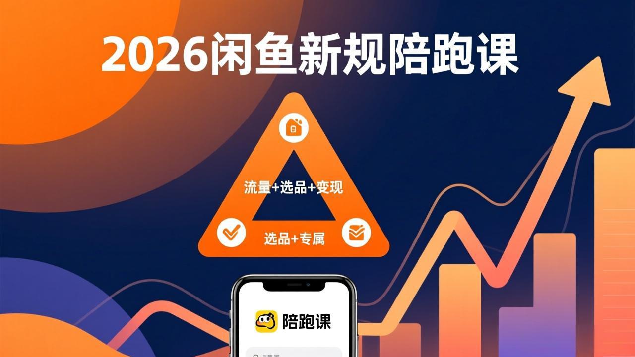 2026闲鱼高阶陪跑课全新上线，带你吃透新规玩转选品流量，从零搭建稳定变现盈利体系-恒创联盟资源网