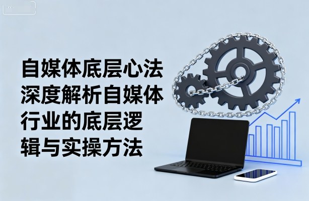 自媒体底层心法，深度解析自媒体行业的底层逻辑与实操方法-恒创联盟资源网