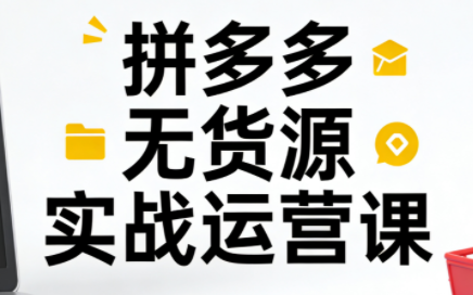 子枫老师·拼多多无货源实战运营课(更新12月)-恒创联盟资源网