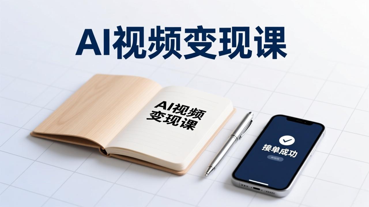 AI视频变现课，学完即可创作短片、接商单，实现副业增收，单项目报价可达千元-恒创联盟资源网